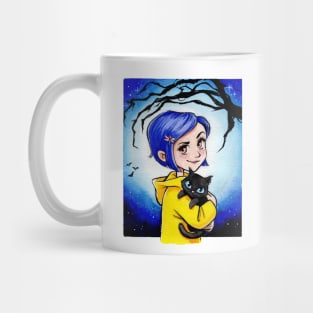 Coraline and cat Mug